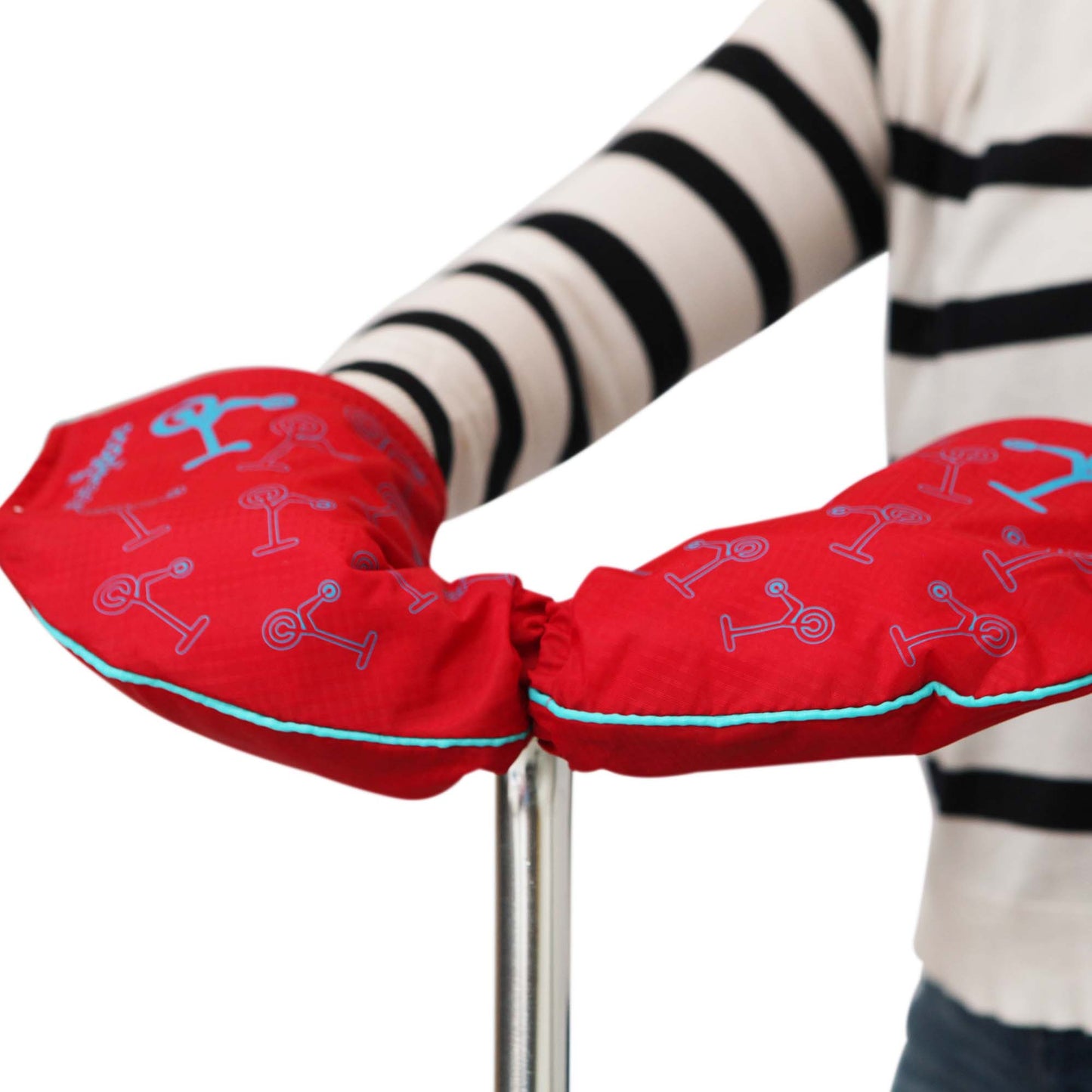 Red Scooterearz Hand warmers